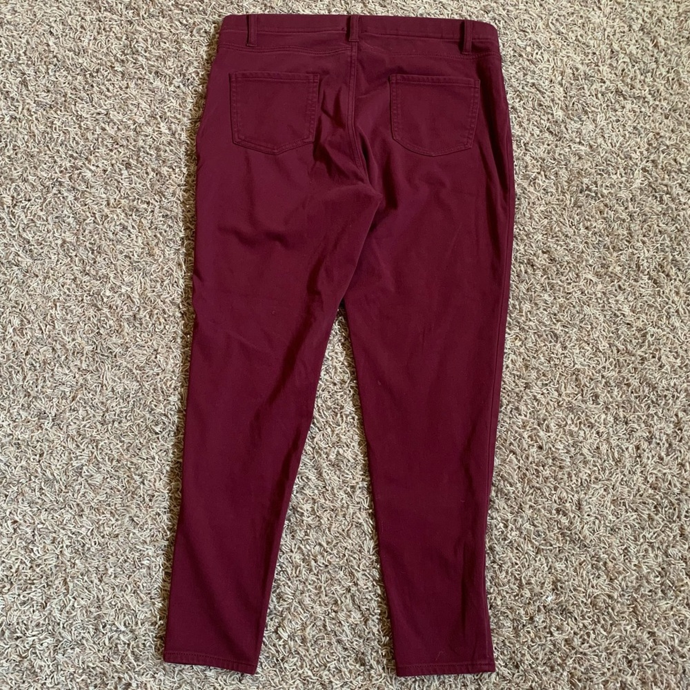 Maroon Leggings XL